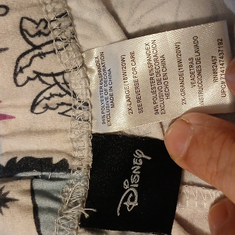 Disney Eeyore Pajama bottoms woman's 2X - Picture 3 of 4